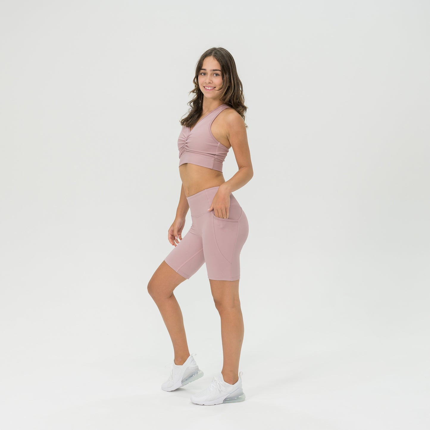 Womens Compression Bike Shorts with pocket