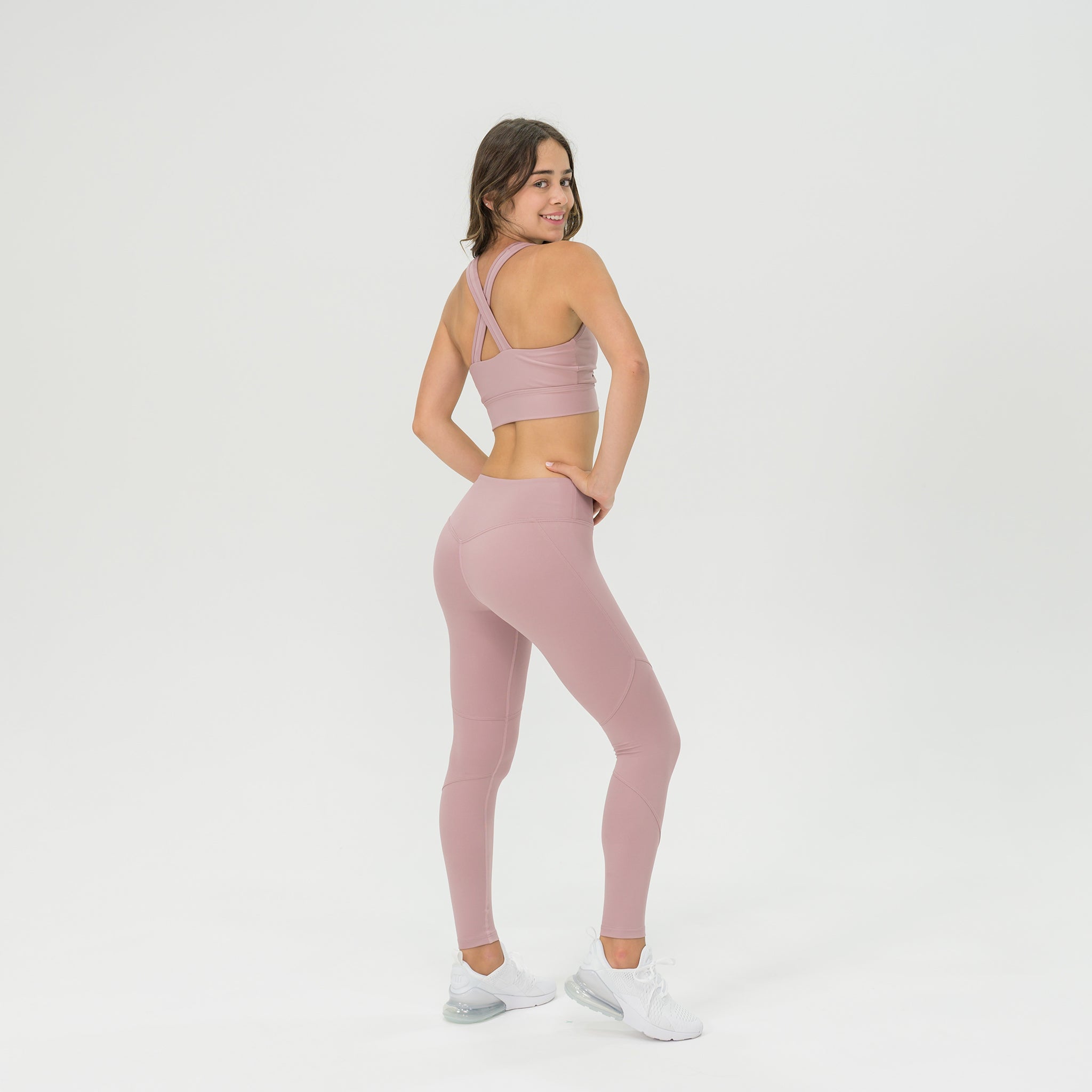 Pink compression outlet leggings