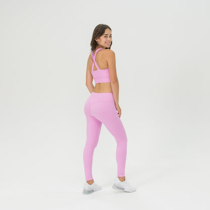 Full Length Womens Compression Leggings with panel